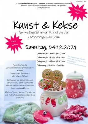 Kunst & Kekse - Vorweihnachtlicher Markt an der Overbergschule Selm